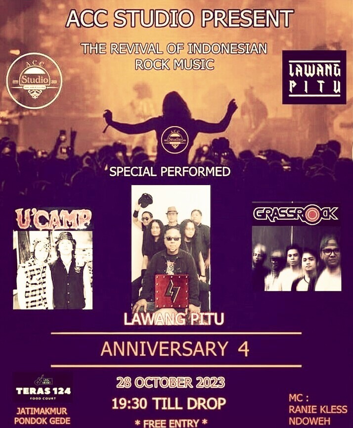 Grass Rock Dan U'Camp Serta Lawang Pitu Bakal NgeRock Di Ultah Ke 4 ACC STUDIO