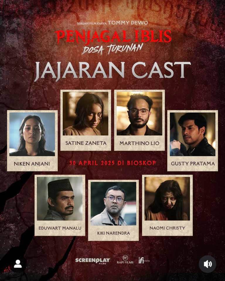 PENJAGAL IBLIS Dosa Turunan : Siap Teror Layar Lebar