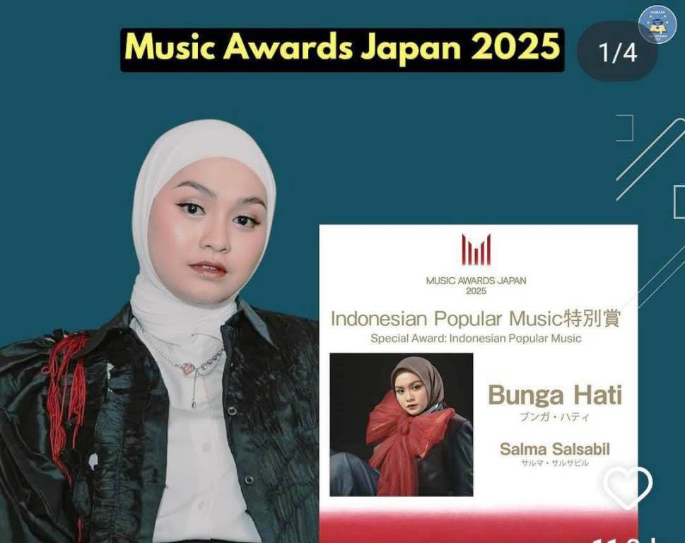 Music Japan Awards 2025: Salma Salsabil Raih Penghargaan