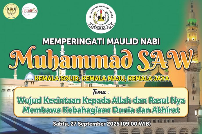 FORWAN Dukung KEMALA Gelar Peringatan Maulid Nabi Muhammad SAW 1447 H