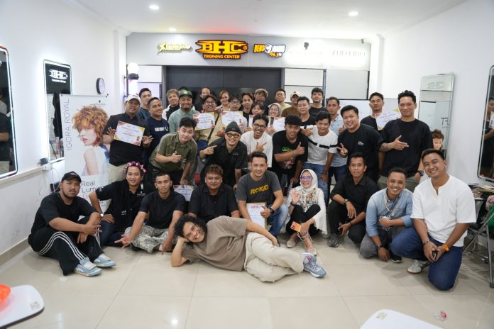 BHC Training Center Gelar Pelatihan Perming Profesional untuk Barber