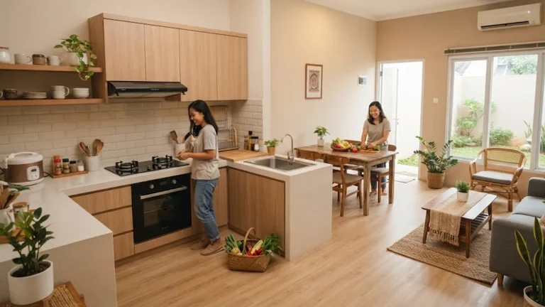 6 Cara Menata Dapur Open Space di Rumah KPR Sesuai Feng Shui