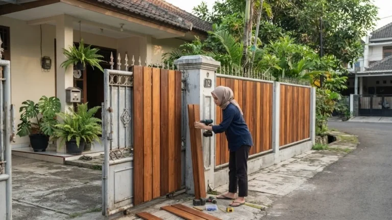 Cara Mempercantik Pagar Rumah Lama dengan Anggaran Minim